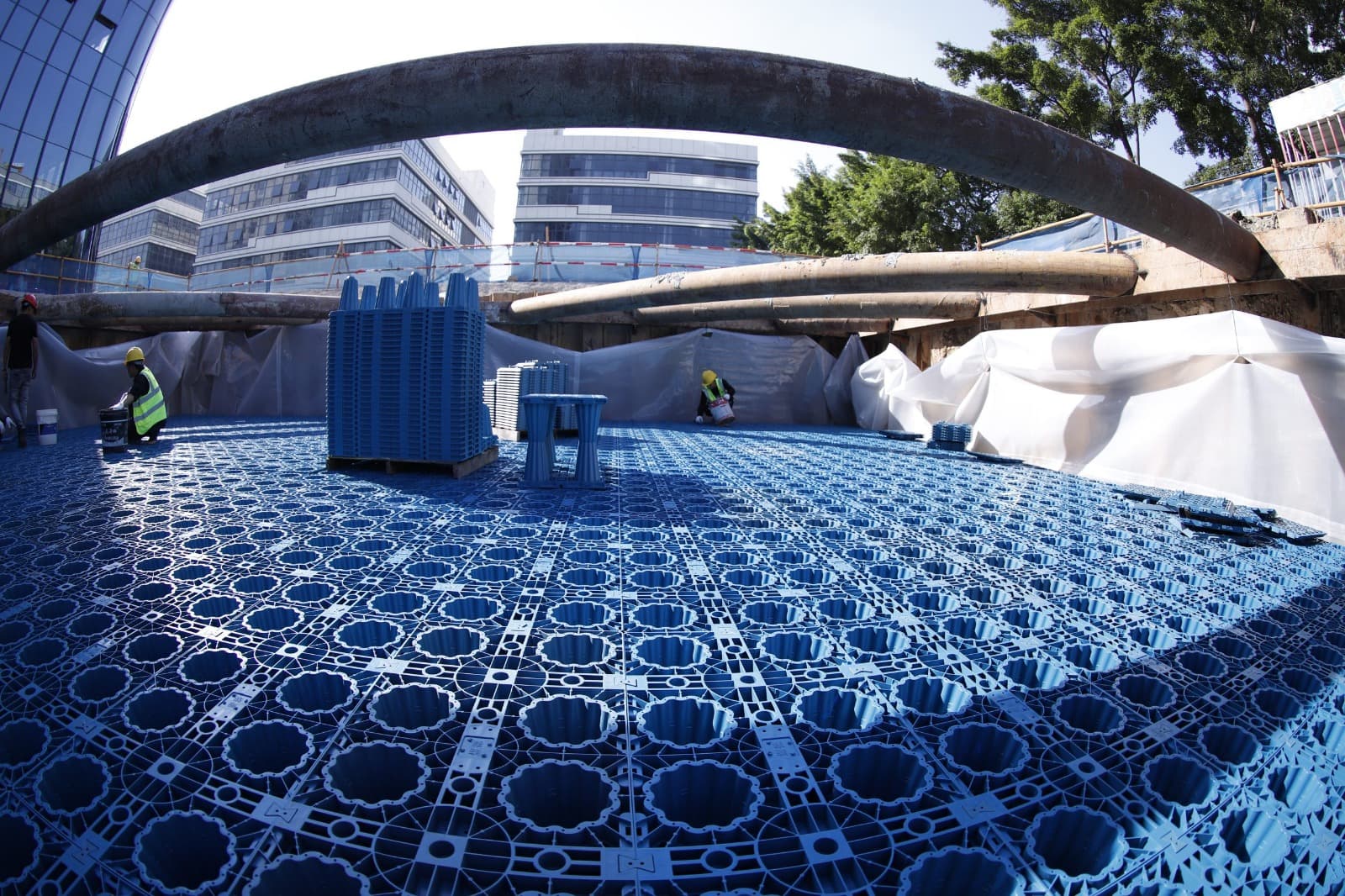 High-Capacity Underground Stormwater Modules for Urban Projects