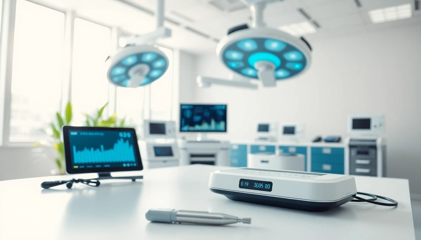 Showcase of innovative health technology at https://fhpts.com highlighting modern medical equipment in a sterile environment.