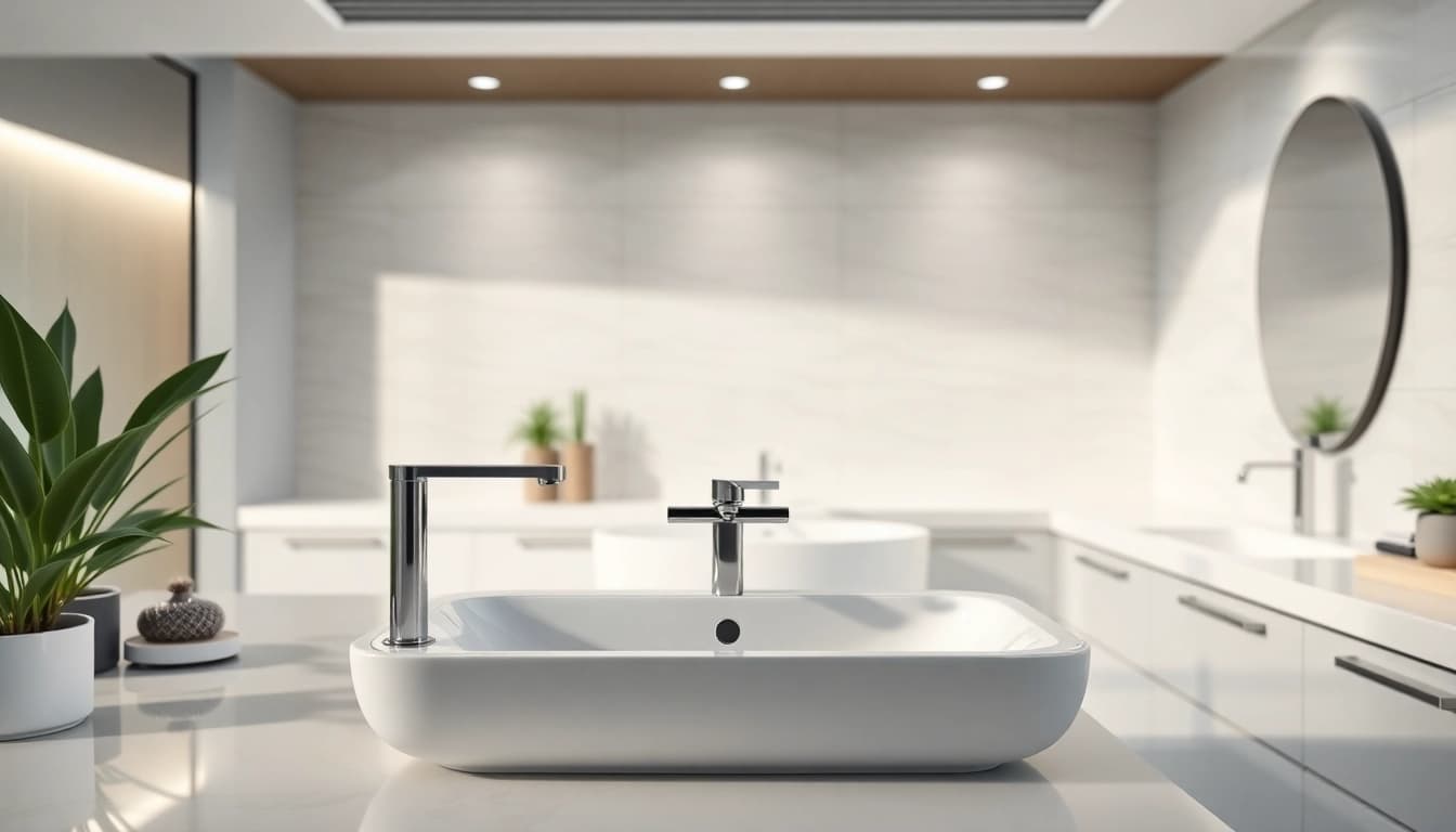 Sonni sanitär GmbH bietet moderne Badlösungen mit stilvoller Sanitärausstattung.