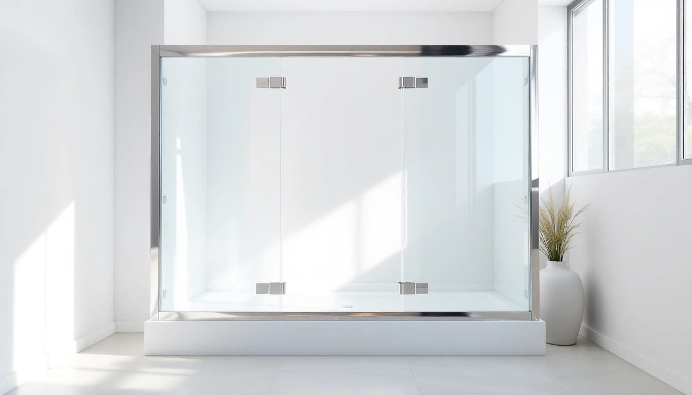 Genießen Sie die elegante sonni Duschkabine 80x80 in einem modernen Badezimmer.