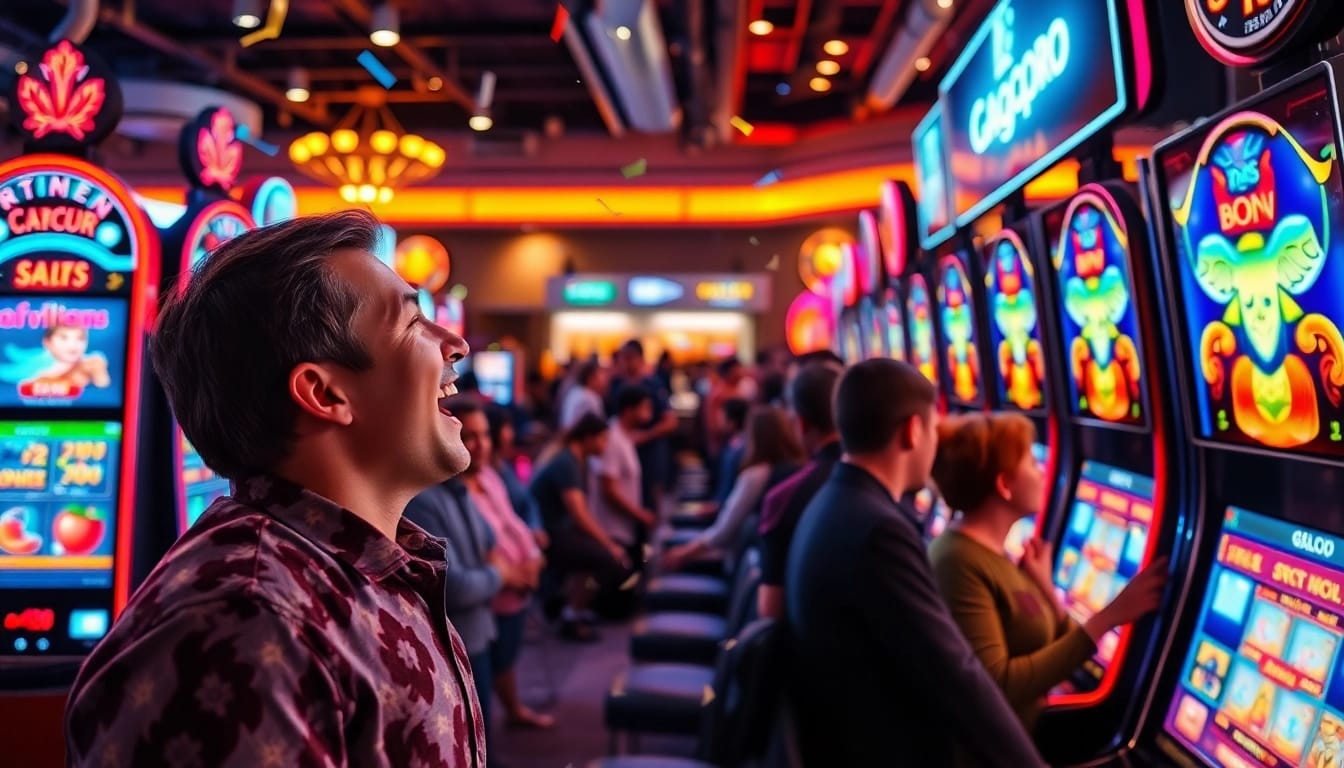 Menghadirkan pengalaman menang hebat slot gacor di kasino dengan suasana meriah.