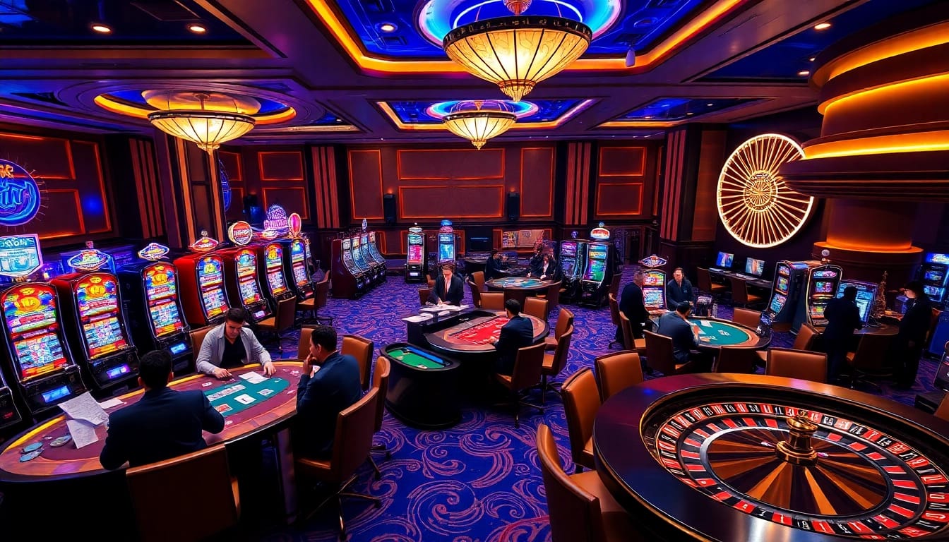 Casino players experience excitement; Nếu như vậy bám vào đây alongside poker tables and slot machines.