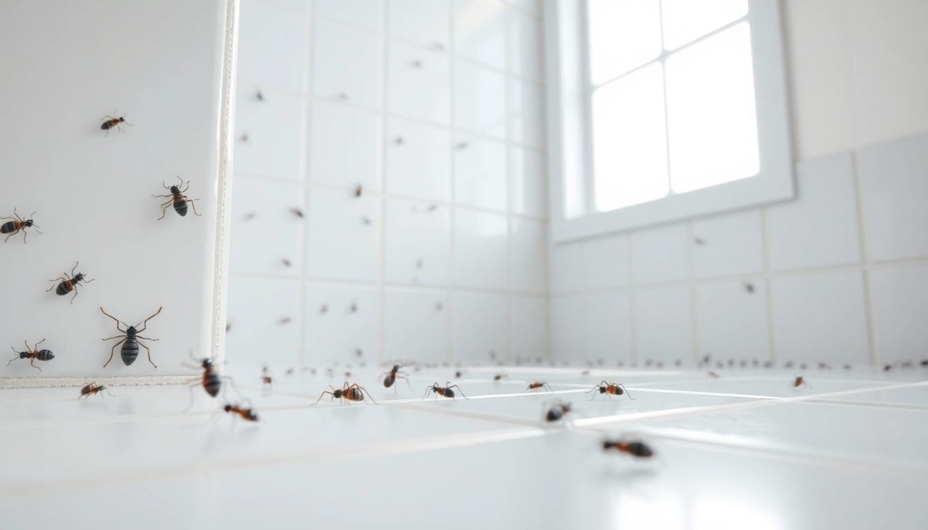 Identify bugs in bathroom control amidst a clean and bright bathroom setting.