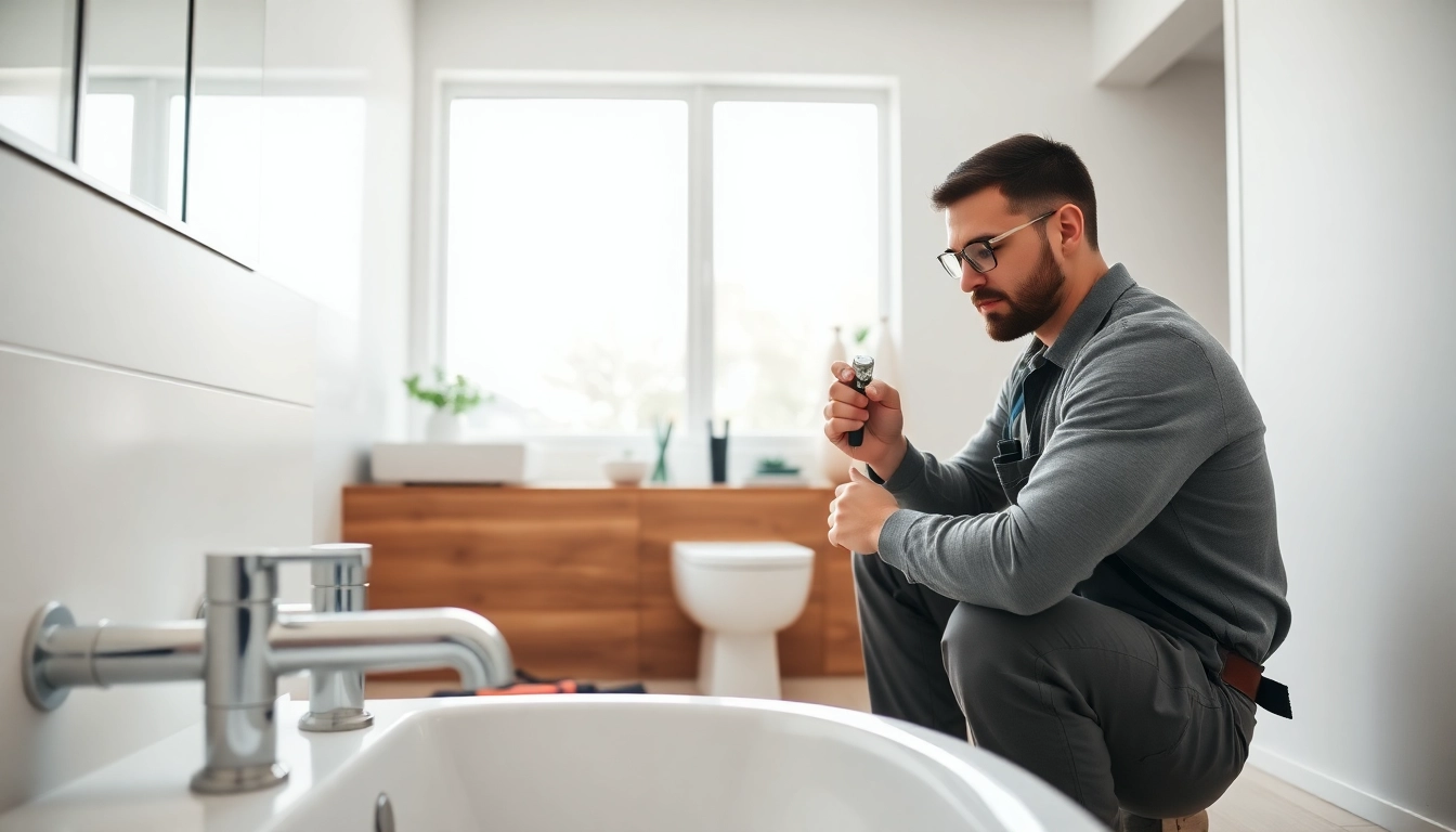 sanitärinstallationen der sonni sanitär GmbH in einem modernen Badezimmer mit eleganten Armaturen.