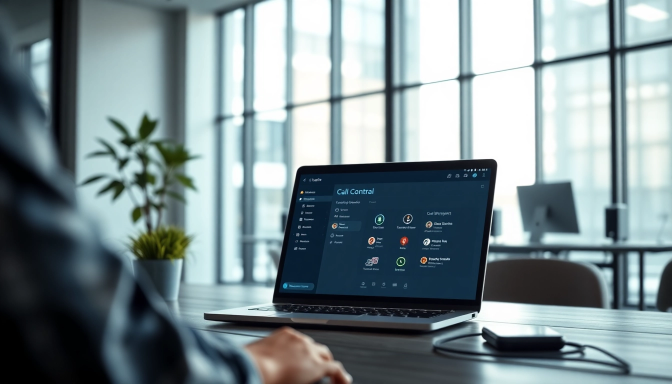 Manage remote call control effectively from a modern workspace with advanced tools.
