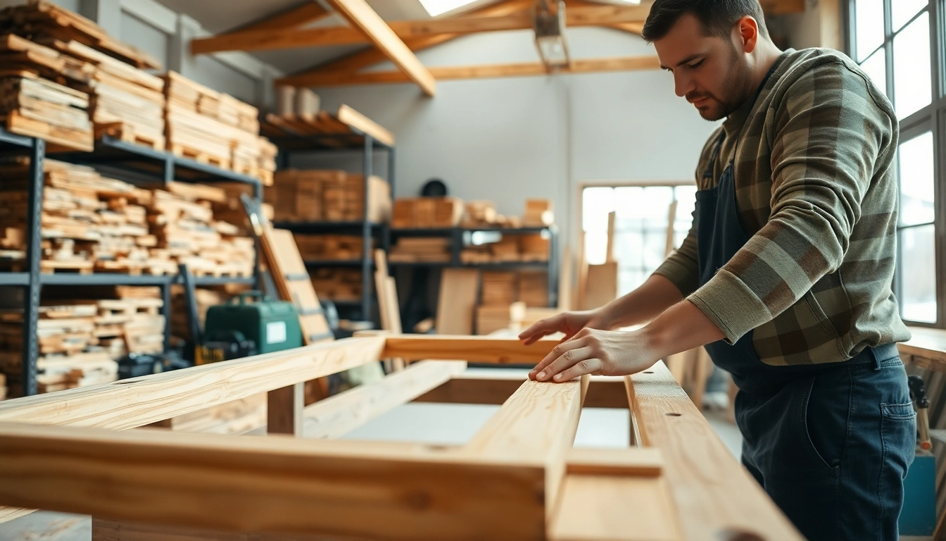 Hands-on learning in carpentry apprenticeship focuses on skill development.
