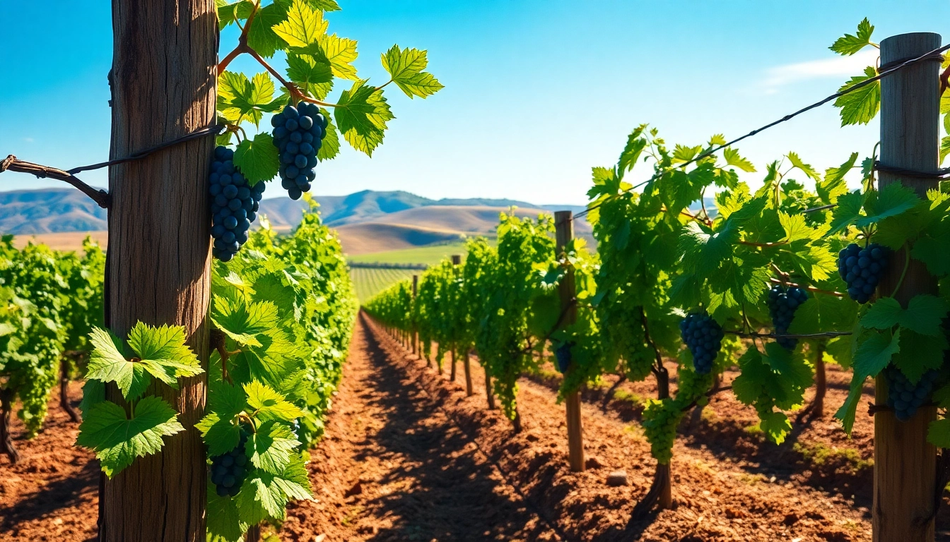 Experience breathtaking views of the best california wineries with lush vineyards against a vibrant landscape.
