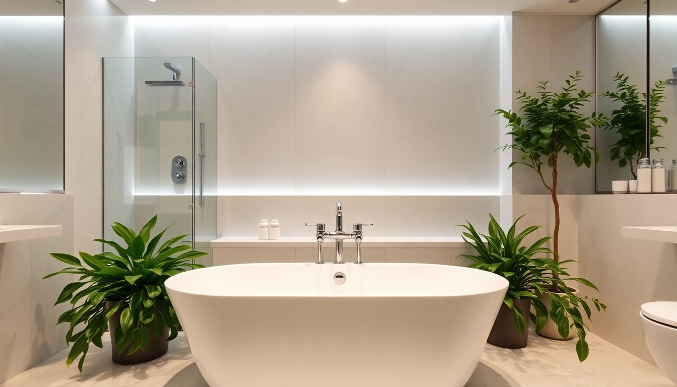 Transform your space with a professional bathroom remodel near me, showcasing luxury design and elegance.