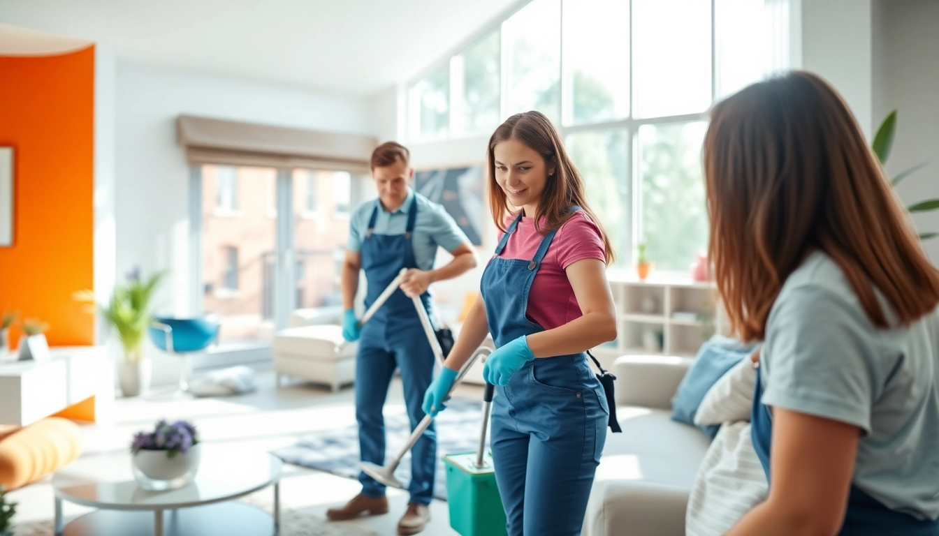 Enhance your space with expert cleaning services calgary from a professional team showcasing cleaning techniques.