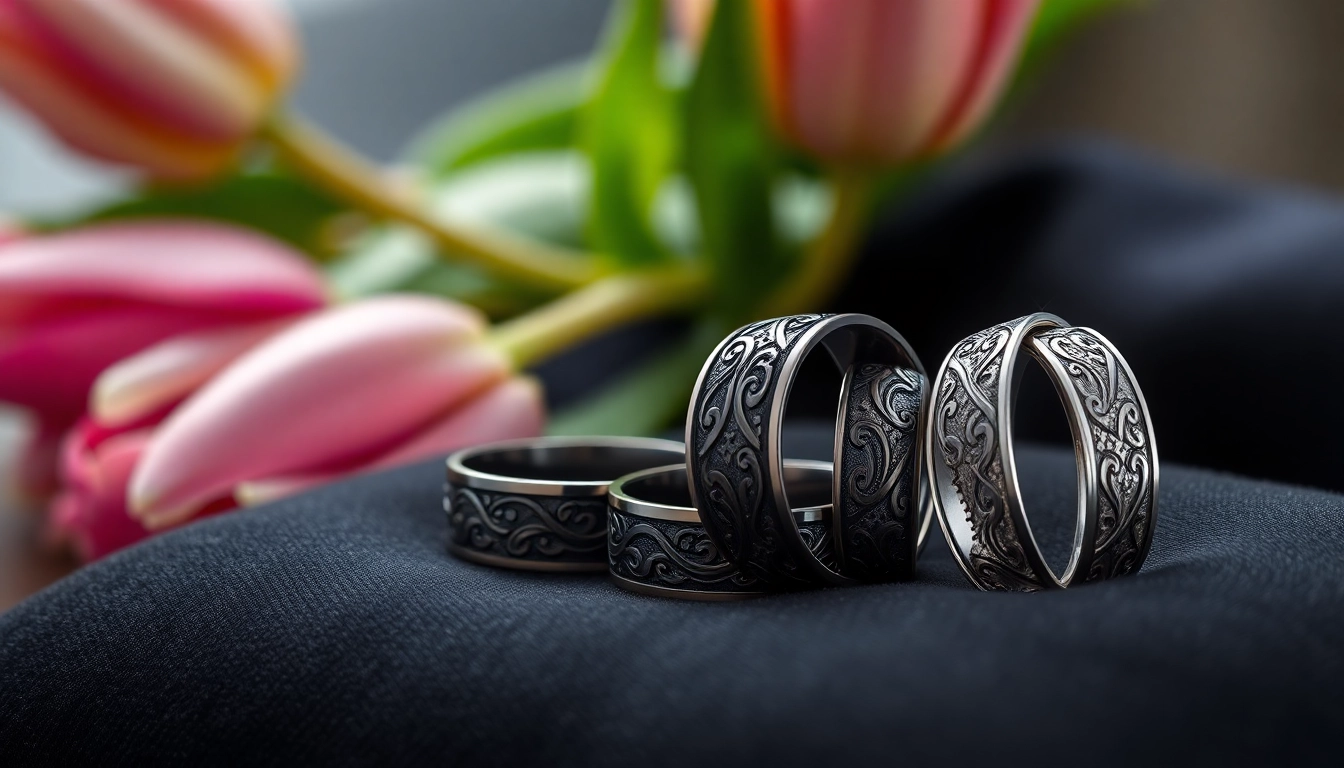 Showcase of Black Zirconium Rings highlighting their elegance and unique designs.