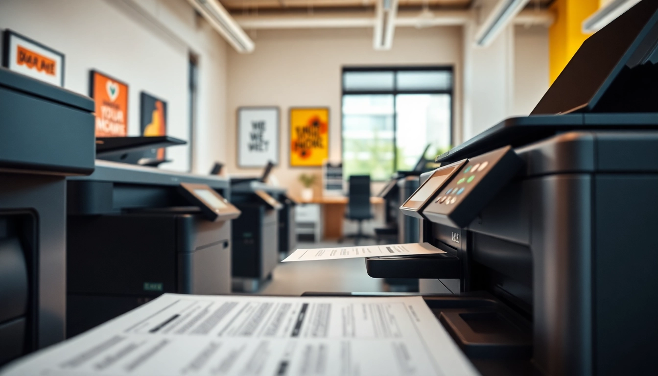 Showcasing printers edmonton alberta in a bright, vibrant office setting.