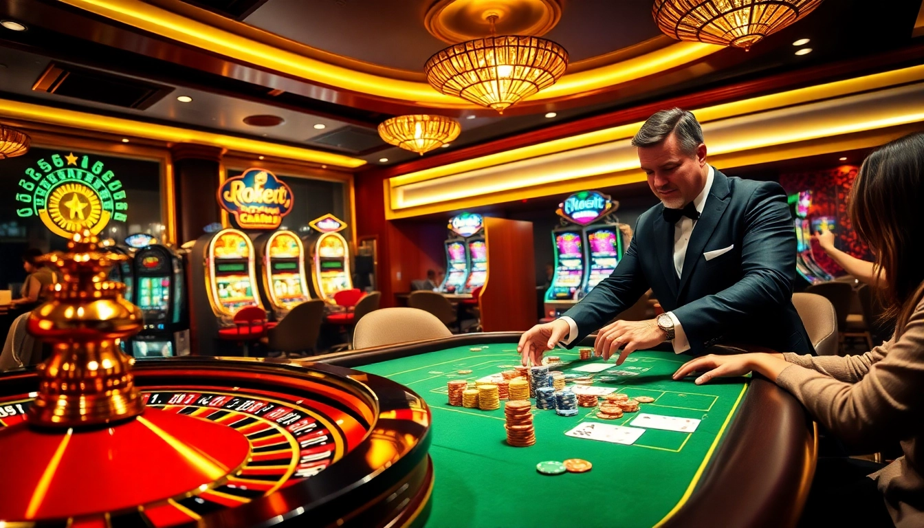 Vivez l'excitation au meilleur casino en ligne avec des jeux dynamiques et des joueurs engageants.