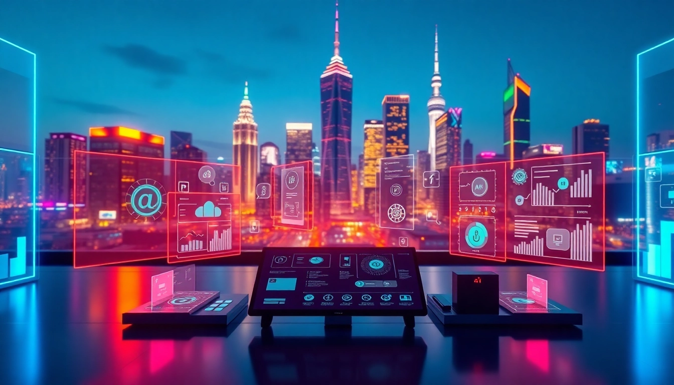 Engaging visual representation of an ai tool marketplace highlighting innovative features.
