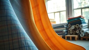 Canvas stoffen prachtig gepresenteerd in een artistiek atelier met natuurlijk licht.