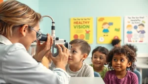 Empower children with Our Children's Vision through essential eye care examinations.