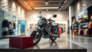 C168 model showcased elegantly in a vibrant retail setting, highlighting its premium features.