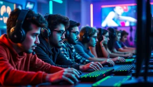 Masuk ke permainan hakim4d login game dengan suasana penuh semangat dan pencahayaan LED.