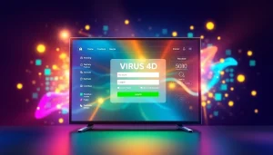 Menampilkan virus4d login slot dengan antarmuka digital yang menarik dan modern.