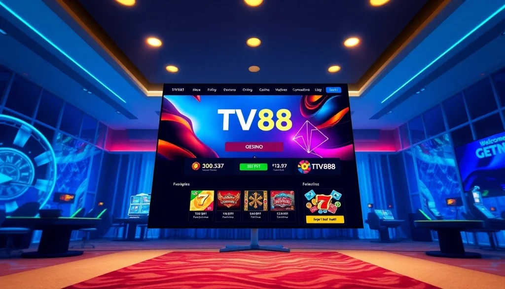 Experience the engaging homepage of TV88, a trusted online casino platform showcasing vibrant gaming options at https://whycazino.com.