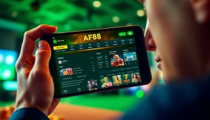 Engaging user experience on af88.com, showcasing vibrant online gambling options.