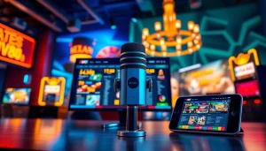 MV 88 microphone displayed in a modern online casino setting, illustrating user-friendly interfaces and promotions.