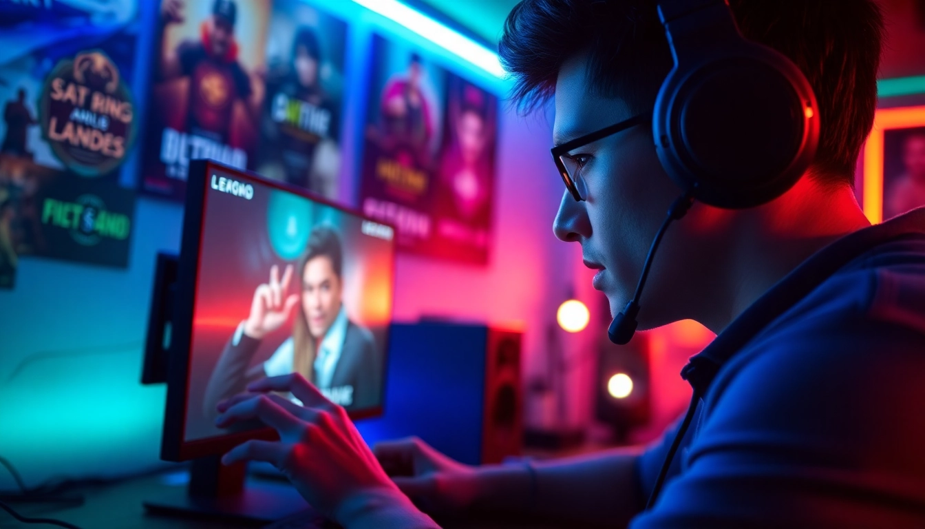 Masuk ke dalam permainan bensu4d login game dengan gamer fokus dan antusias di depan komputer