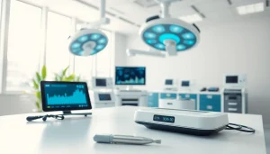 Showcase of innovative health technology at https://fhpts.com highlighting modern medical equipment in a sterile environment.