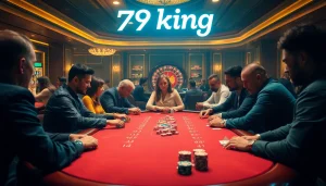 79king poker game with enthusiasts showcasing intense rivalry