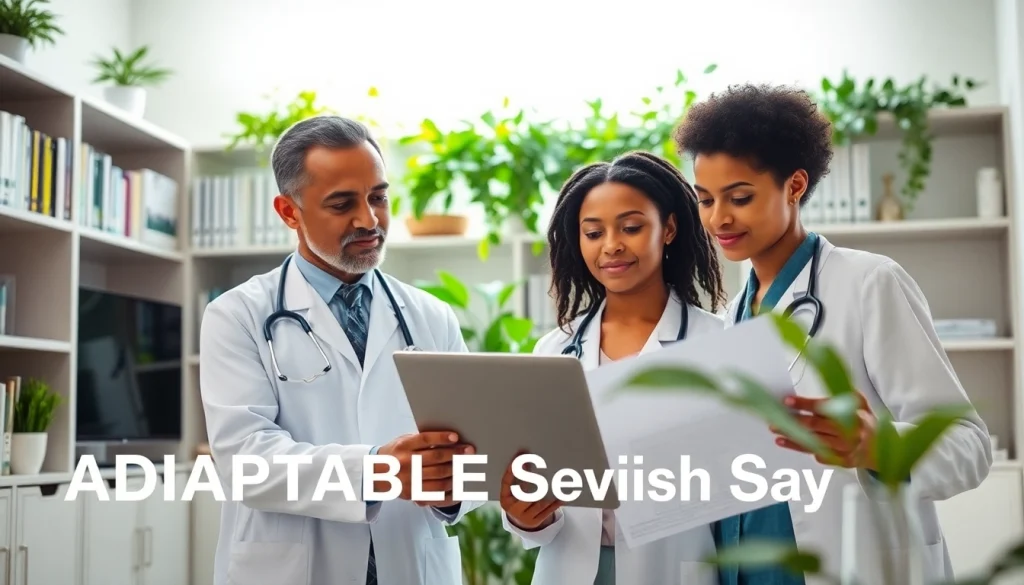 Doctors analyze data from the ADAPTABLE Aspirin Study in a modern healthcare setting.