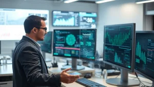 Transforming society through technology insights at https://mohamedmmblog.tech, showcasing AI interfaces.