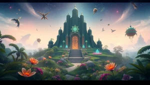 Experience thrilling adventures and captivating visuals from https://www.trilgameshproject.com in this stunning digital illustration.