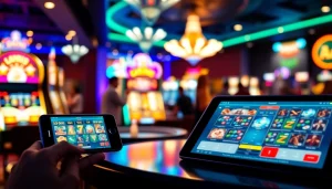 Experience thrilling gaming on af88.com with modern devices and vibrant casino elements.