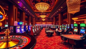 Raih keseruan obraltoto di meja kasino mewah yang dipenuhi permainan seru dan pemain yang terlibat.