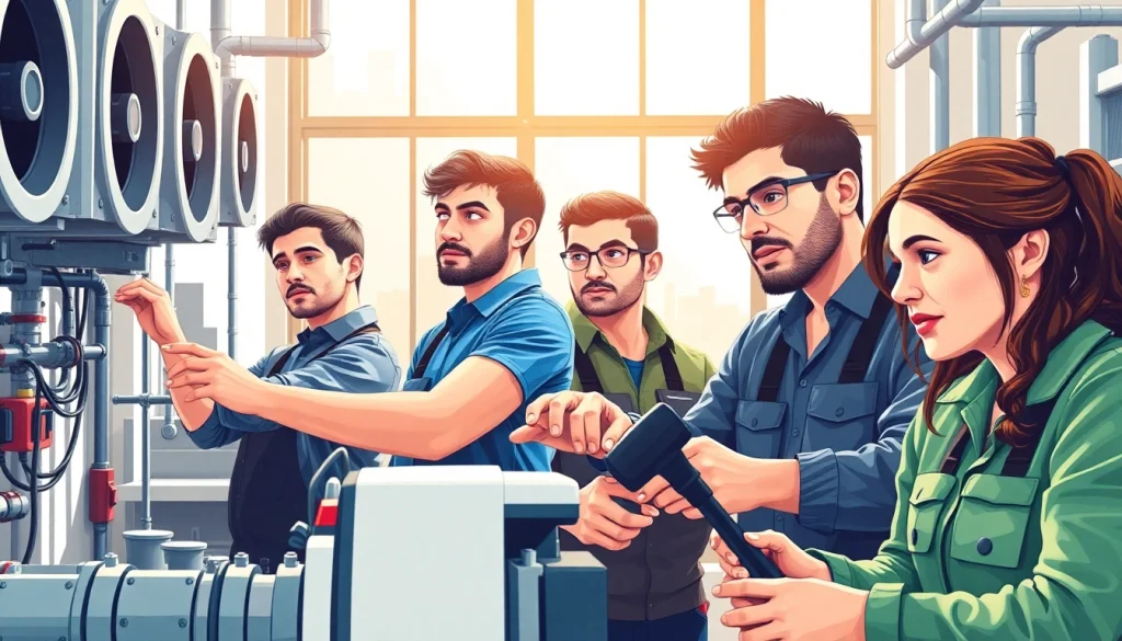 Students training in trade schools in southern California focused on hands-on skills development.