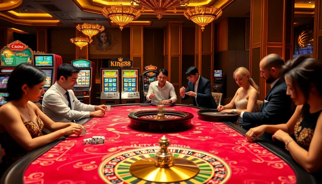 Experience vibrant gameplay at king88 with professional dealers and exciting card games.