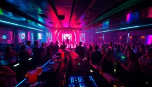 Club sxm vibrant nightlife scene at Club Noir in St. Martin with DJs and cocktails