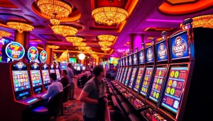 Menangkan jackpot besar di slot depo 1k dengan nuansa kasino yang meriah dan penuh semangat.