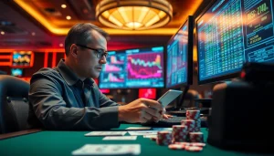 Tampilkan situasi judi profesional dengan BENSU4D resmi pada layar kasino yang modern.