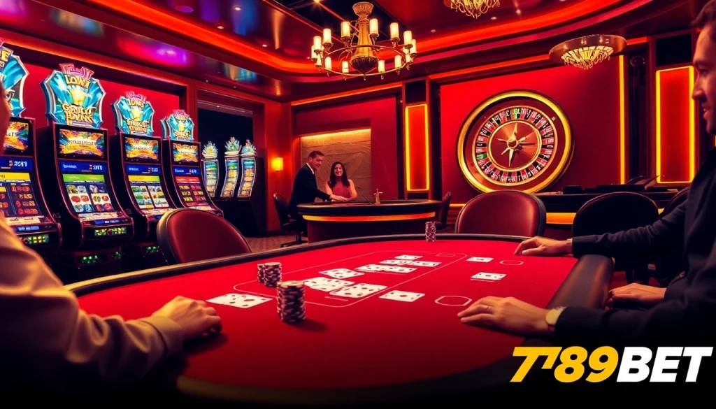 Experience the excitement of poker at 789BET casino with vibrant tables and thrilling challenges.