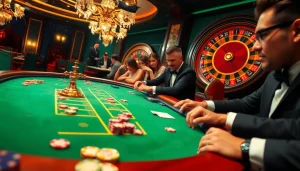 Engage with firekills.co.uk by experiencing the thrill of professional blackjack hands in a luxurious casino scene.