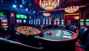 Experience thrilling gameplay at XX88 Casino with vibrant roulette and poker tables.