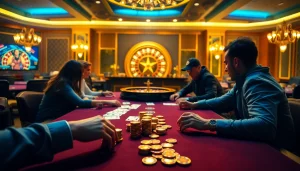 Experience the excitement of Fun88 with professional poker gameplay and luxurious casino ambiance.