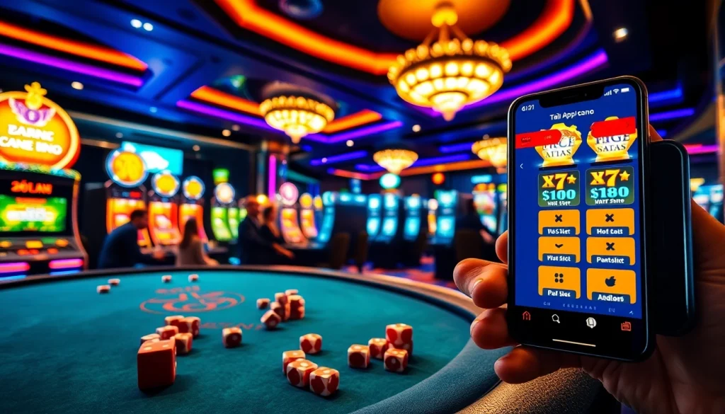 Tải App XN88 to enjoy thrilling casino games in a vibrant and luxurious setting.