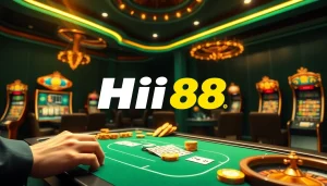 Betting excitement at Hi88 with vibrant casino games and professional dealers.