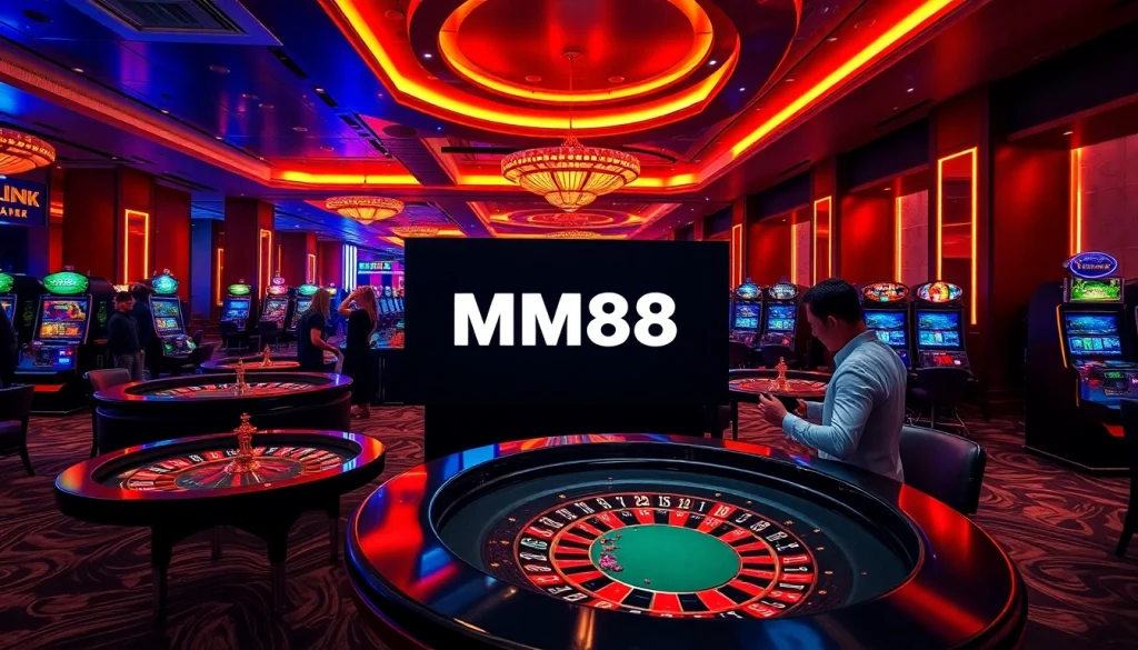 Experience the thrill of gambling with MM88 LINK at vibrant casino tables and exciting games.