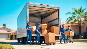 Moving Company San Diego team loading furniture into a truck, embodying professionalism and trust.