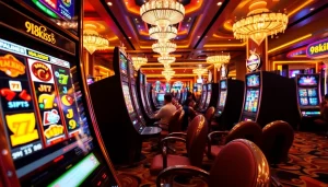 สนุกกับการเล่น 918kiss slot ที่เครื่องสล็อตในคาสิโนที่หรูหรา