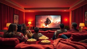 Enjoy captivating filme online in a cozy home theater with friends and family.