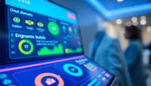 Engaging digital health interface of trevia.com showcasing interactive features for user experience.