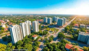 View of Tampines Street 95 EC showcasing modern condominiums in a lush, vibrant setting.